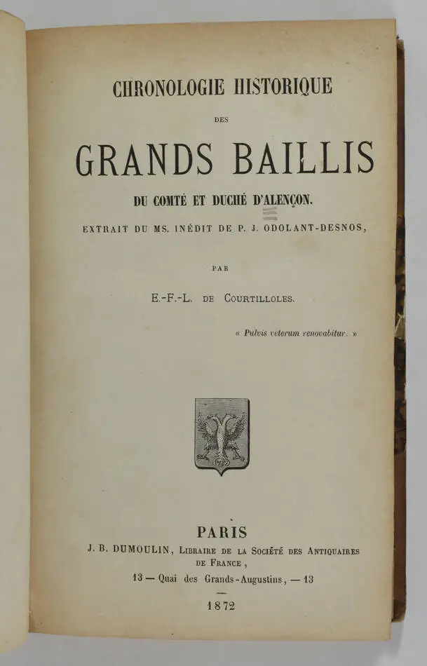 Recueil concernant Alençon et l Orne - 1866-1880 - Exemplaire Rombault - Photo 1, livre rare du XIXe siècle