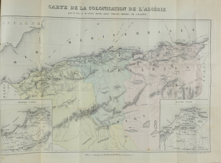 Jules DUVAL - Tableau de l Algérie, manuel descriptif - 1855 - Envoi de l auteur - Photo 3, livre rare du XIXe siècle