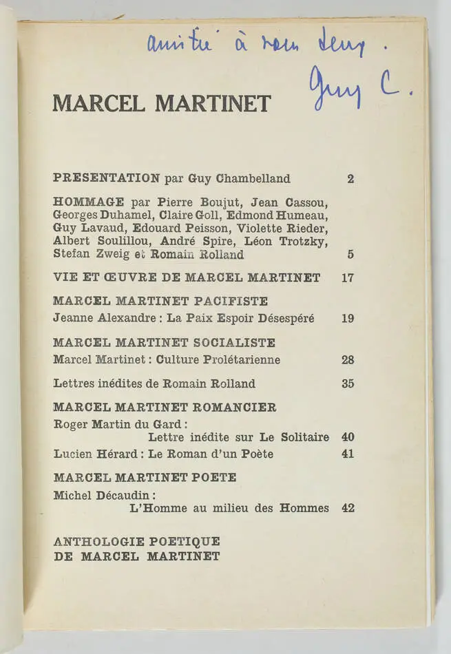 Marcel Martinet  - Le Pont de l Epée, 6-7 de mai 1959 - Photo 1, livre rare du XXe siècle