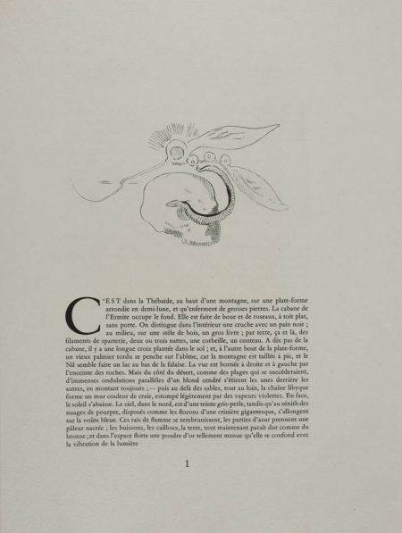 FLAUBERT - La Tentation de Saint Antoine, 1935  - Illustré par Odilon REDON - Photo 8, livre rare du XXe siècle