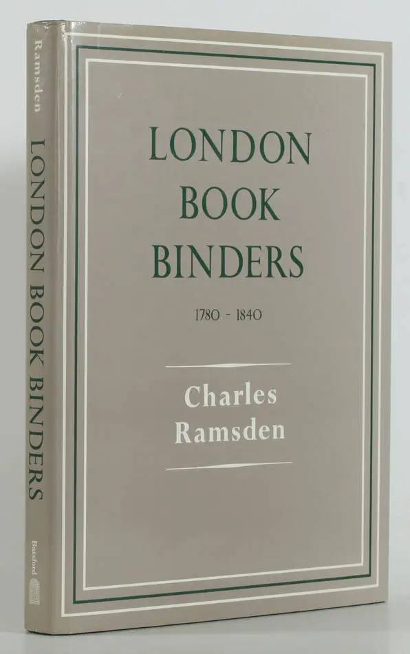 [Reliure : relieurs de Londres] RAMSDEN - London bookbinders, 1780-1840 - 1987 - Photo 0, livre rare du XXe siècle