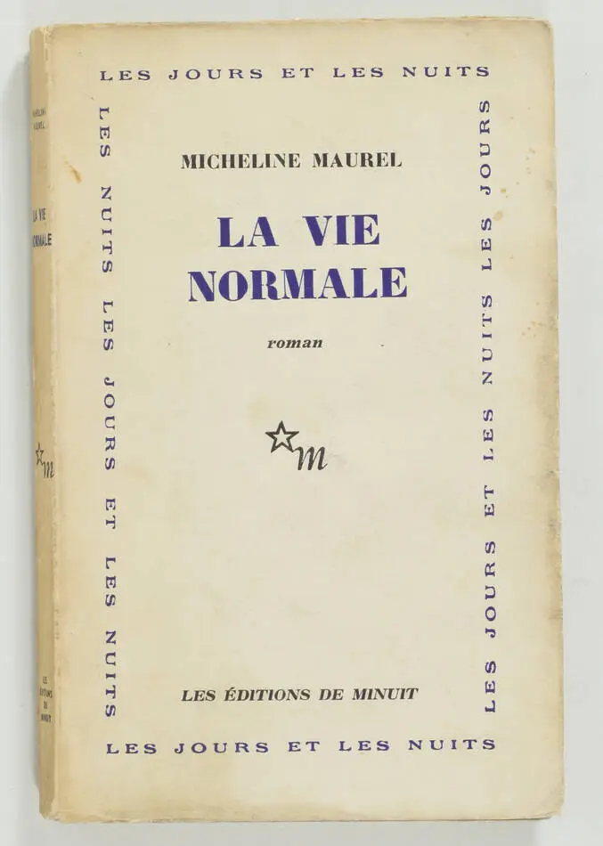 Micheline MAUREL - La vie normale - 1958 - EO - Photo 0, livre rare du XXe siècle