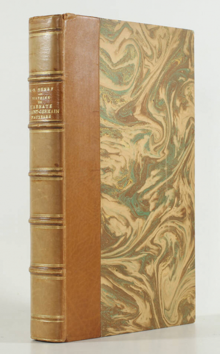HENRY (V.-B.). Histoire de l'abbaye de Saint-Germain d'Auxerre, ordre de Saint-Benoît et de la congrégation de Saint-Maur, ornée de plusieurs plans et vues de l'abbaye, livre rare du XIXe siècle