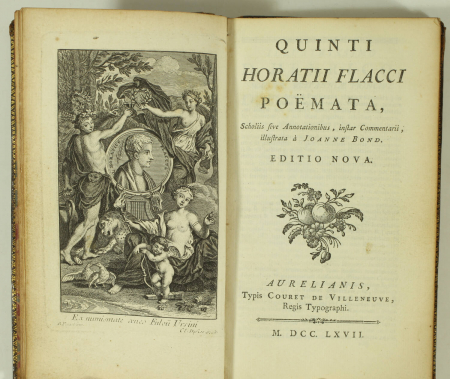 [Typographie] Horace - Poëmata - 1767 - Caractères minuscules de Fournier - Photo 0, livre ancien du XVIIIe siècle