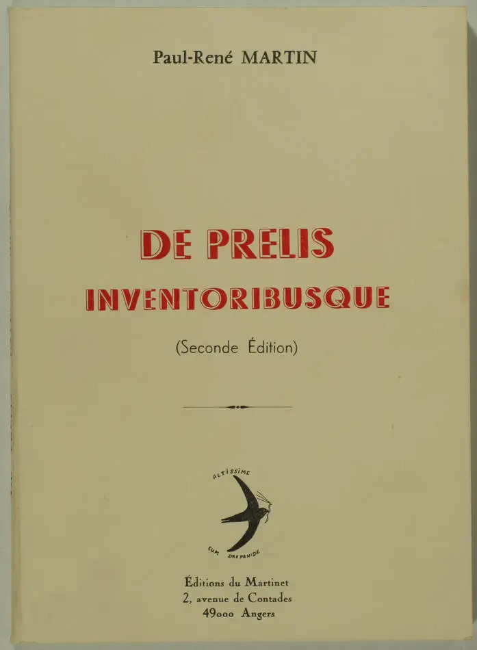 [Histoire de l imprimerie] MARTIN - De Prelis Inventoribus - 2002 - Photo 0, livre rare du XXIe siècle