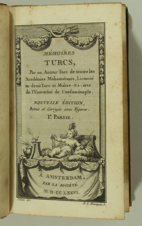 GODARD d AUCOURT - Mémoires turcs - Amsterdam, 1766 - figures - Photo 2, livre ancien du XVIIIe siècle