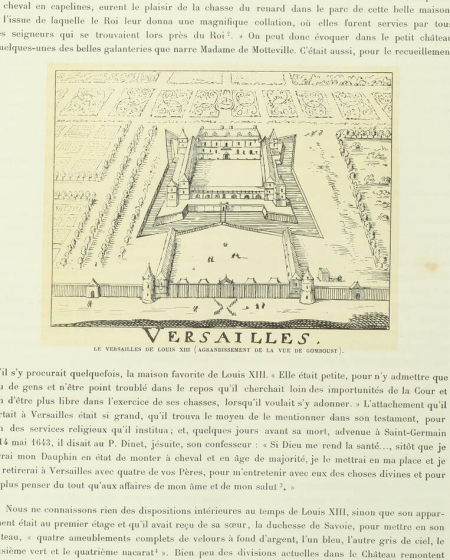 NOLHAC (Pierre de). La création de Versailles d'après les sources inédites. Etude sur les origines et les premières transformations du château et des jardins, par Pierre de Nolhac, conservateur du musée national de Versailles. Ouvrage illustré de 110 documents contemporains, estampes, dessins et plans manuscrits du service des bâtiments du roi, livre rare du XXe siècle