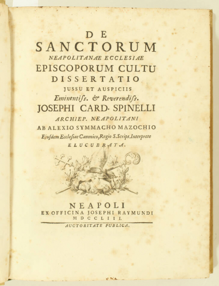 [Italie Naples] MAZZOCCHI - De sanctorum neapolitanae - 1753 - Photo 2, livre ancien du XVIIIe siècle