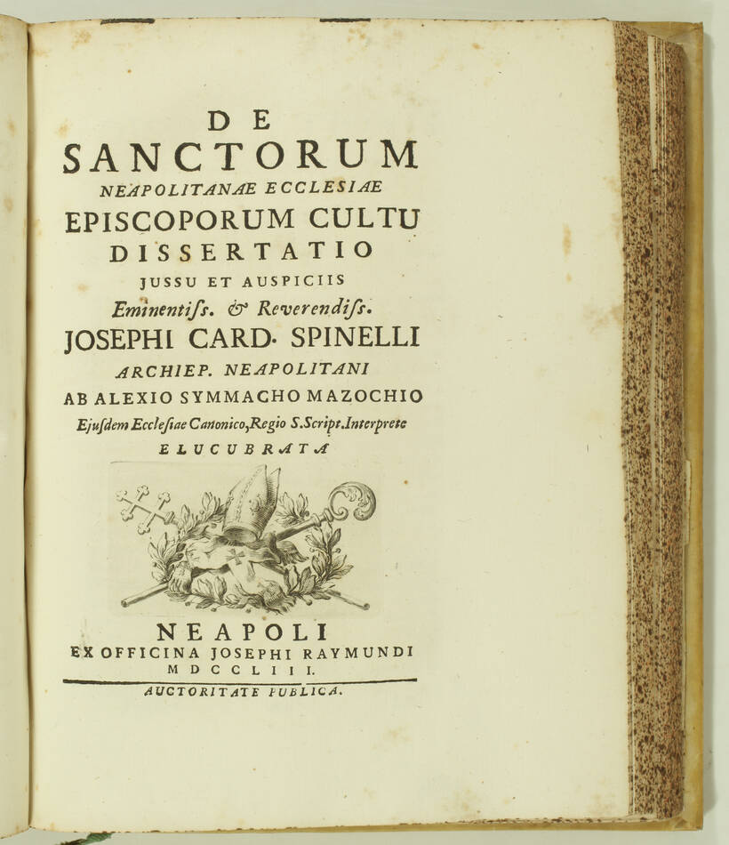 [Italie Naples] MAZZOCCHI - De sanctorum neapolitanae - 1753 - Photo 4, livre ancien du XVIIIe siècle