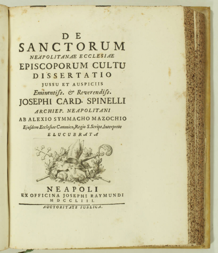 [Italie Naples] MAZZOCCHI - De sanctorum neapolitanae - 1753 - Photo 4, livre ancien du XVIIIe siècle