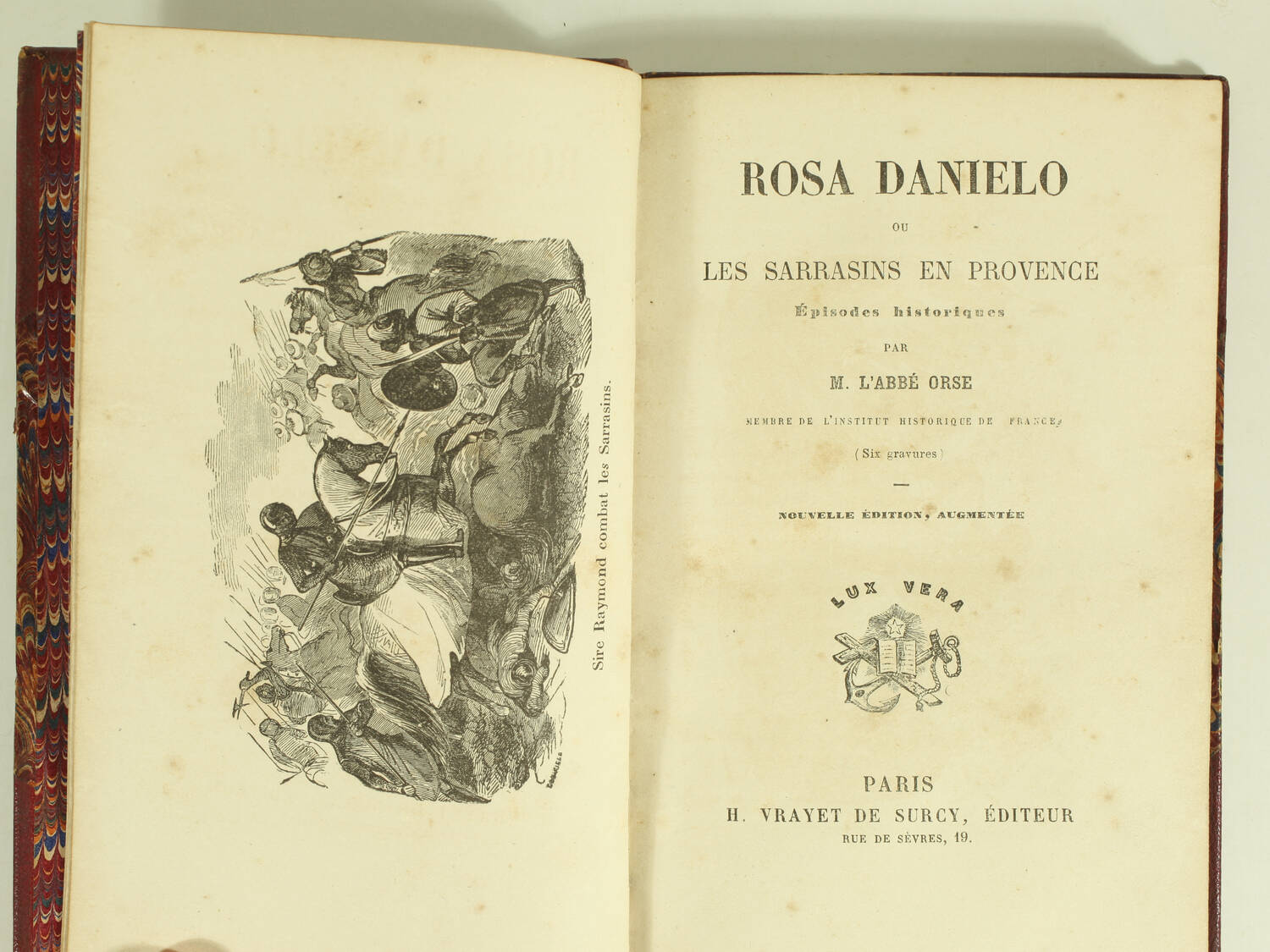 ORSE - Rosa Danielo ou les sarrasins en Provence - (1860) - Photo 1, livre rare du XIXe siècle