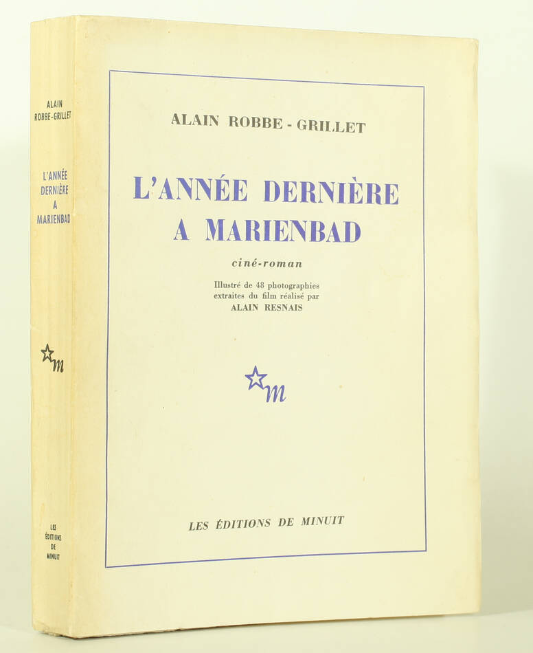 ROBBE-GRILLET - L année dernière à Marienbad - 1961 - EO  - 1/90 pur fil - Photo 3, livre rare du XXe siècle