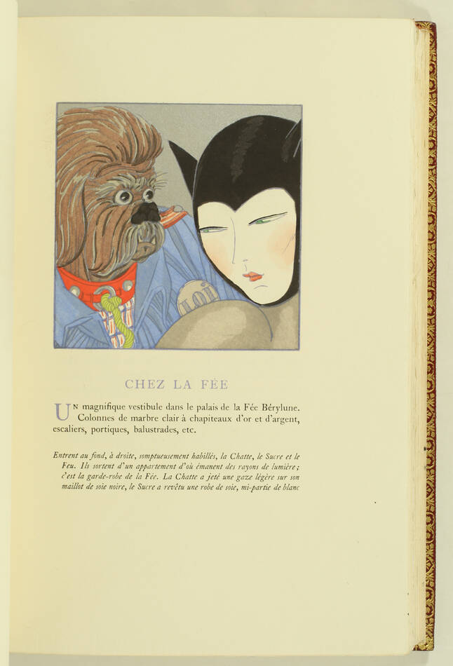 MAETERLINCK - L oiseau bleu. Féerie - 1925 - Illustré par Georges Lepape - Photo 4, livre rare du XXe siècle