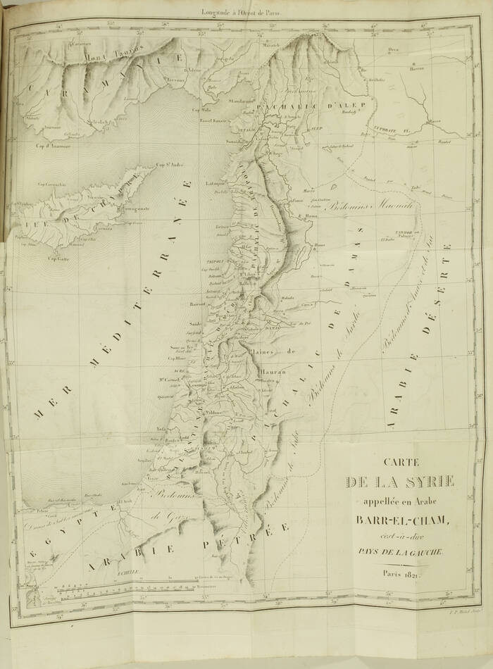 VOLNEY - Voyage en Egypte et en Syrie 1783-1785, Bossange 1823 - 3 vols - Photo 2, livre rare du XIXe siècle