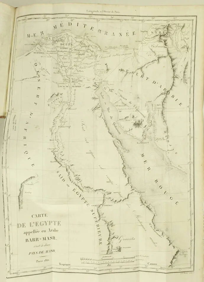 VOLNEY - Voyage en Egypte et en Syrie 1783-1785, Bossange 1823 - 3 vols - Photo 5, livre rare du XIXe siècle