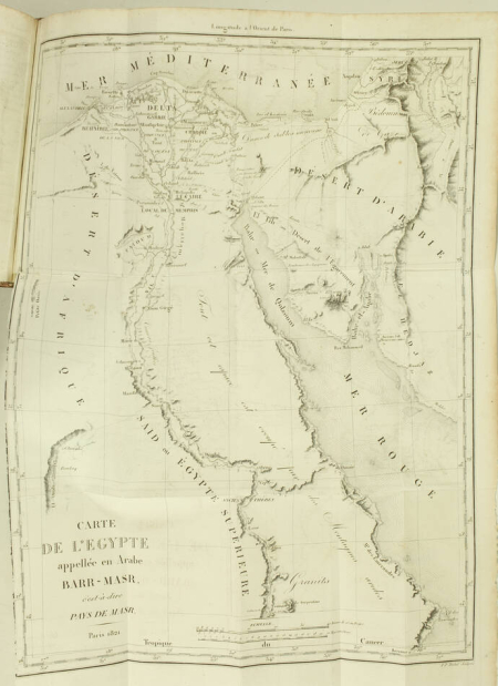 VOLNEY - Voyage en Egypte et en Syrie 1783-1785, Bossange 1823 - 3 vols - Photo 5, livre rare du XIXe siècle