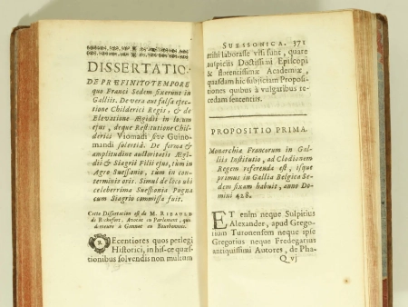 [Mérovingiens Soissons] BIET - Dissertation sur  les Francs - 1736 - Photo 3, livre ancien du XVIIIe siècle