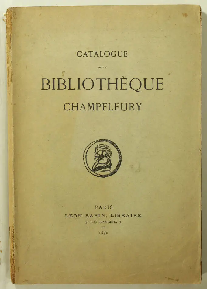 Catalogue des livres rares et curieux de la bibliothèque Champfleury - 1890 - Photo 0, livre rare du XIXe siècle