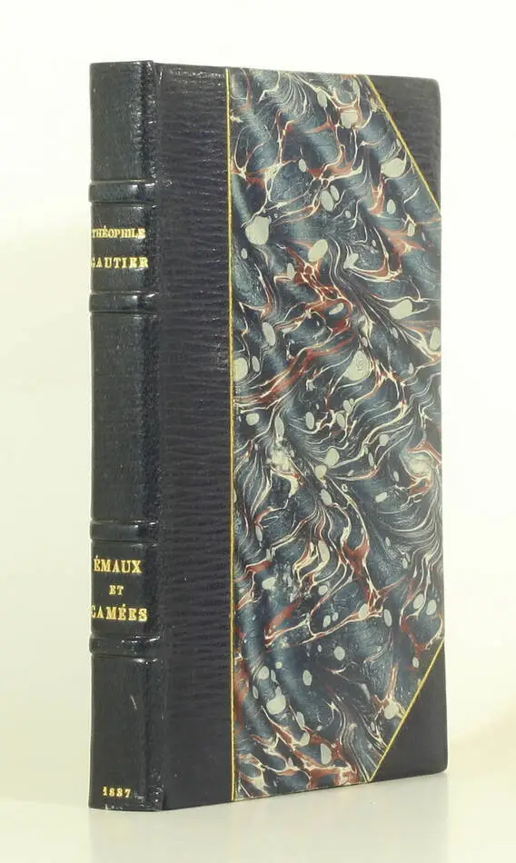 GAUTIER - Emaux et camées - Conquet, 1887 - Ill. Fraipont  - Reliure de Aussourd - Photo 0, livre rare du XIXe siècle