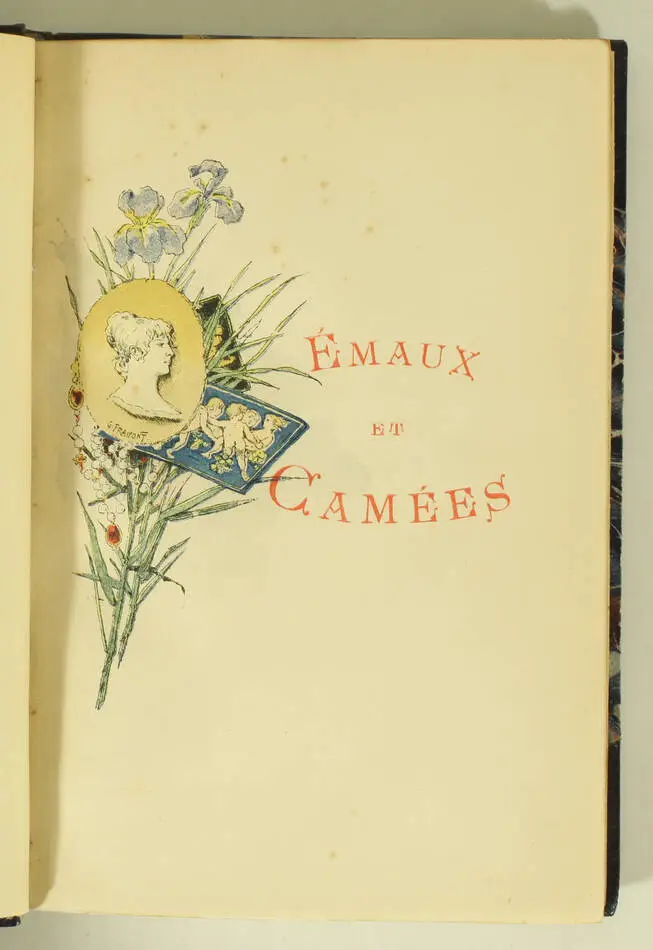 GAUTIER - Emaux et camées - Conquet, 1887 - Ill. Fraipont  - Reliure de Aussourd - Photo 1, livre rare du XIXe siècle