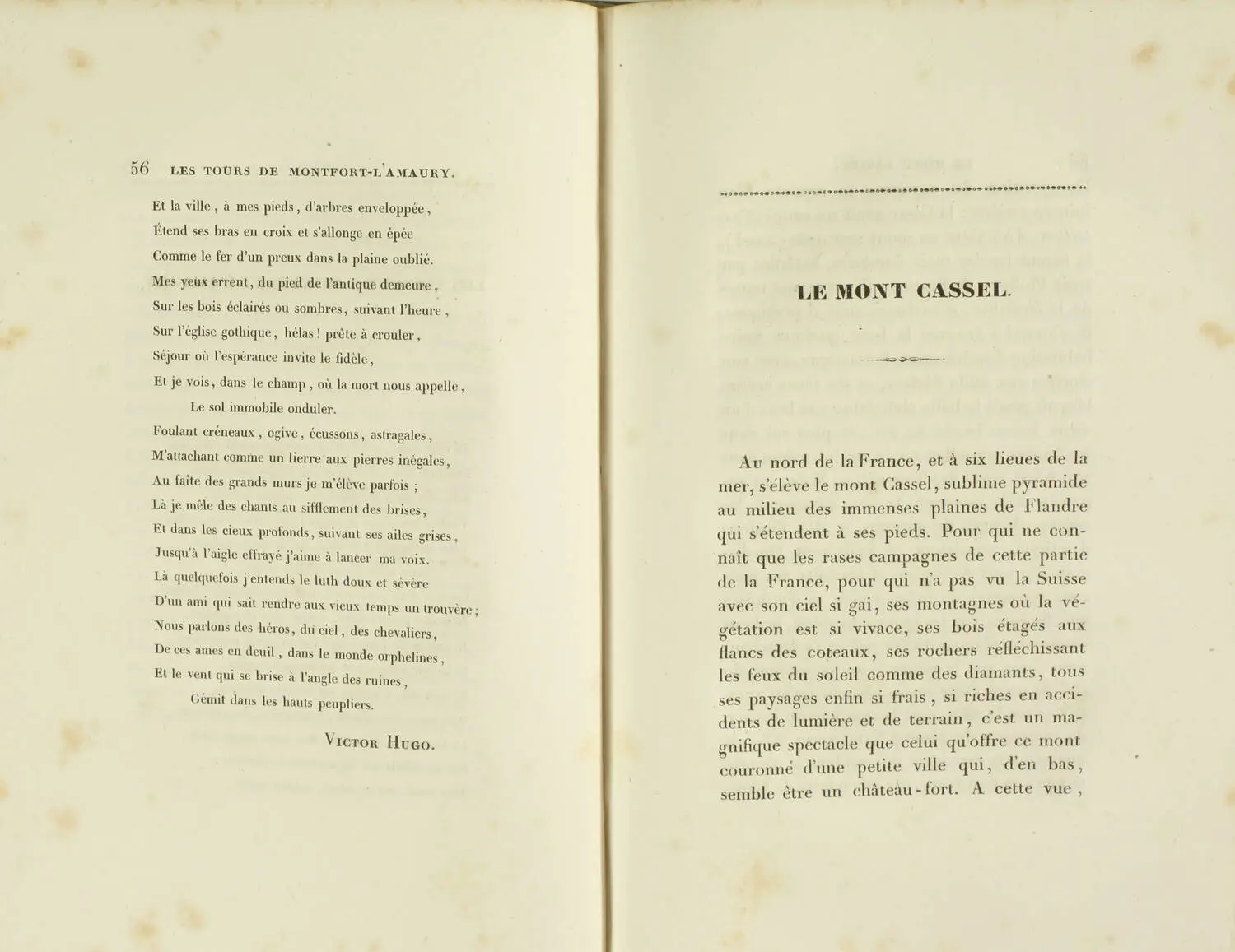 Le landscape français. France - Janet, 1834 - Gravures - Hugo, Nodier, Lamartine - Photo 3, livre rare du XIXe siècle