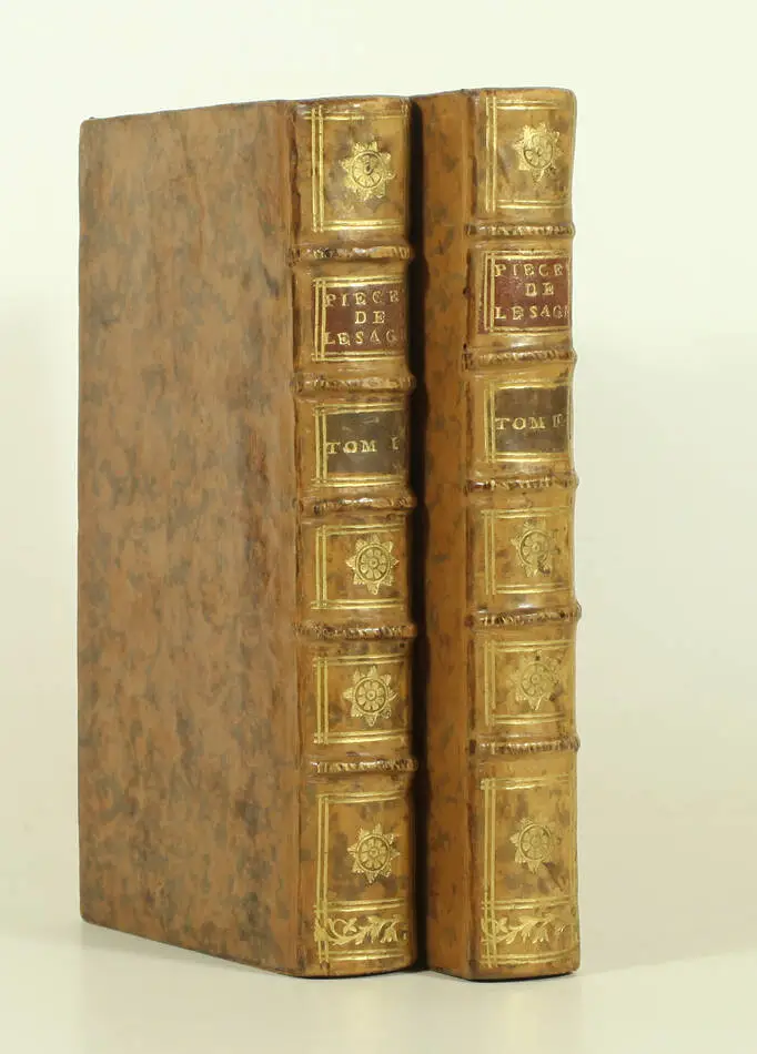 LESAGE - Recueil des pièces mises au théâtre françois - 1739 - 2 volumes - Photo 0, livre ancien du XVIIIe siècle