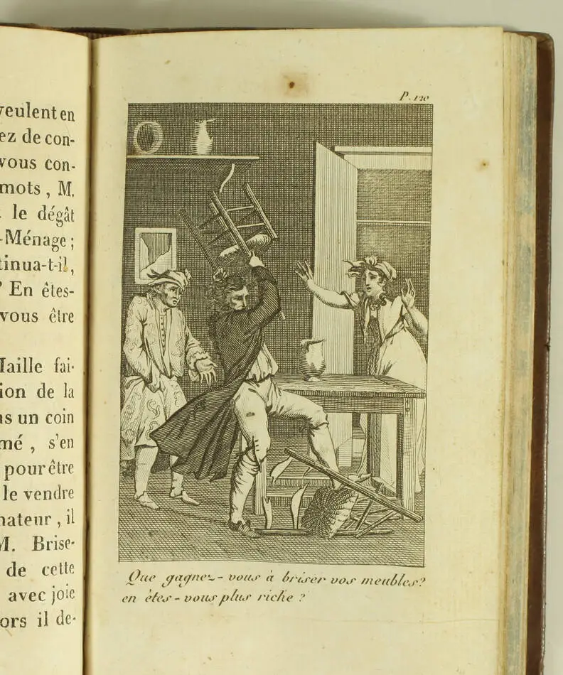 [Enfantina] Polichinelle instituteur - 1824 - Rare - Photo 2, livre rare du XIXe siècle