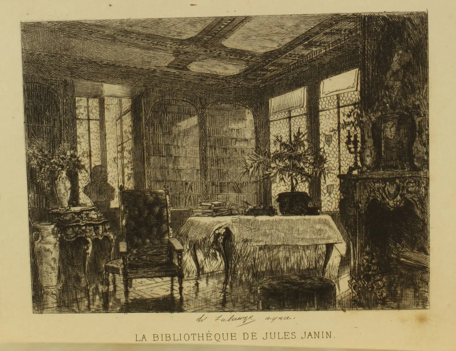 LACROIX - La bibliothèque de Jules Janin - 1877 - Photo 0, livre rare du XIXe siècle