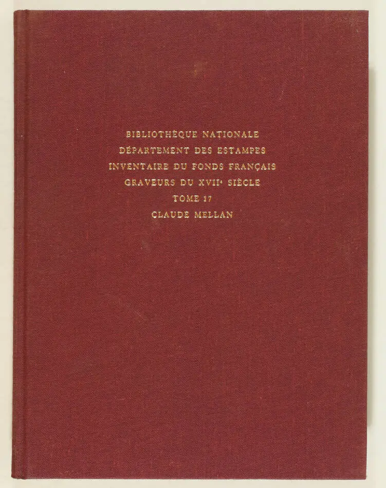 PREAUD - Claude Mellan - Inventaire des graveurs du 17e siècle -  1988 - Photo 0, livre rare du XXe siècle