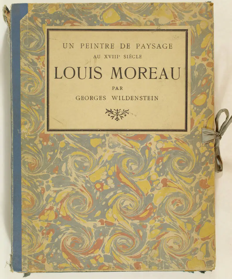 WILDENSTEIN - Un peintre de paysage au XVIIIe siècle, Louis Moreau - 1923 - Photo 0, livre rare du XXe siècle