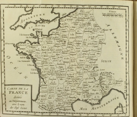 FILASSIER - Eraste ou l ami de la jeunesse - 1807 - cartes - Photo 3, livre ancien du XIXe siècle