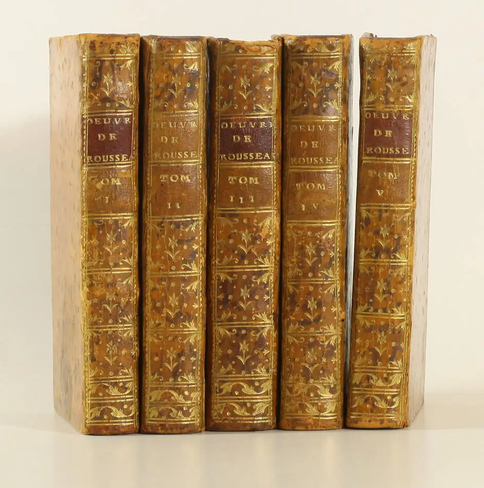 Jean-Baptiste ROUSSEAU - Oeuvres - Londres - 5 vols - Photo 0, livre ancien du XVIIIe siècle