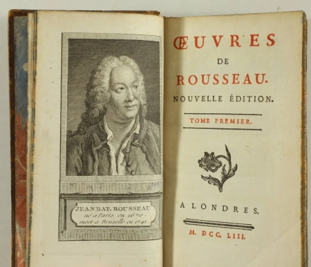 Jean-Baptiste ROUSSEAU - Oeuvres - Londres - 5 vols - Photo 1, livre ancien du XVIIIe siècle