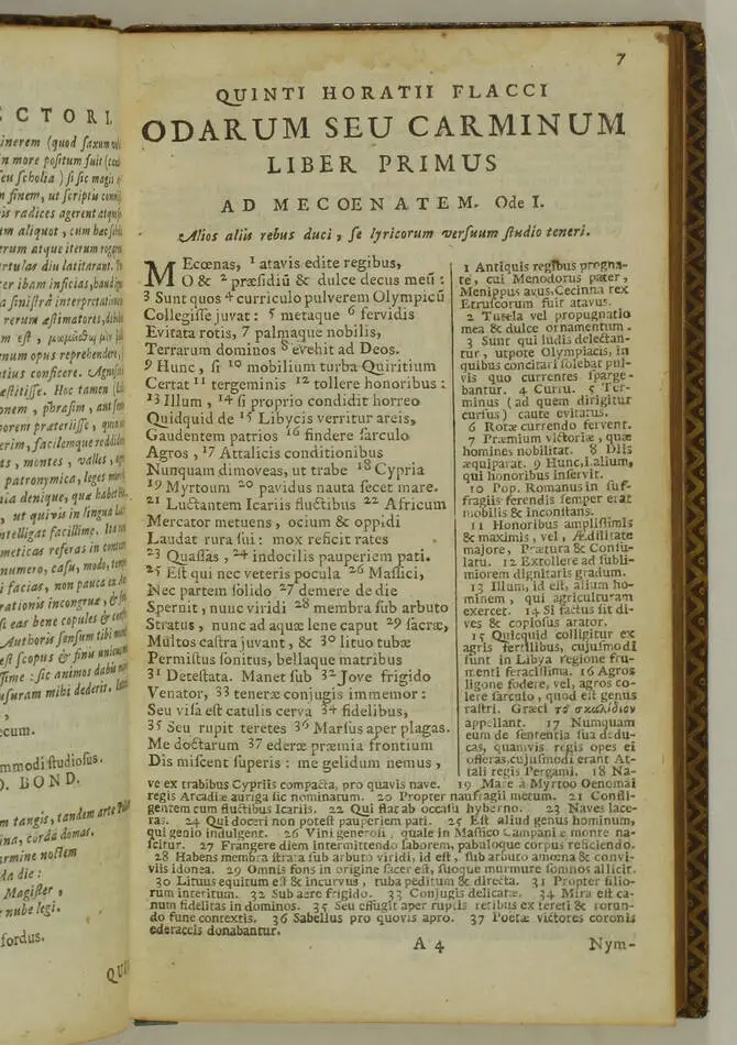 [Typographie] Horace - Poëmata - Elzevier, 1676 - Photo 2, livre ancien du XVIIe siècle