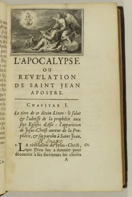 BOSSUET - ‎L apocalypse avec une explication - 1689 - EO - Photo 2, livre ancien du XVIIe siècle