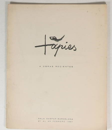 Tapies. 4 obras recientes - Barcelona - Sala Gaspar - 1961 - Photo 1, livre rare du XXe siècle