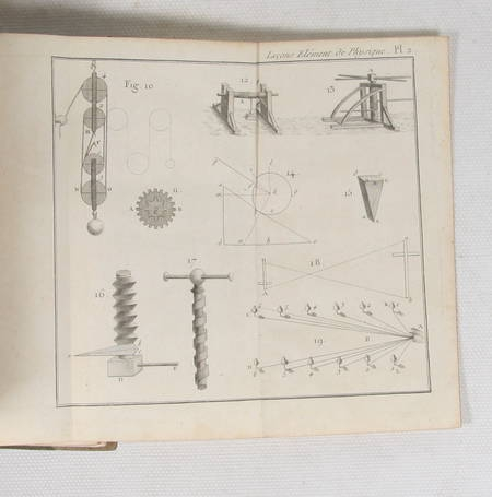 COTTE Leçons de physique, d’hydrostatique, d’astronomie et de météorologie 1798 - Photo 1, livre ancien du XVIIIe siècle