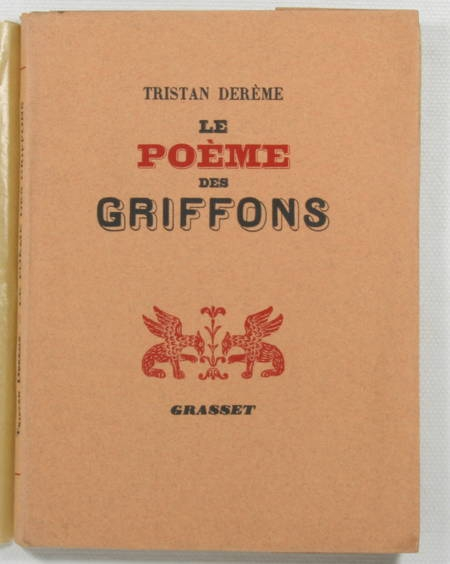 DEREME - Le poème des griffons - 1938 - 1/230 Alfa -EO - Photo 1, livre rare du XXe siècle