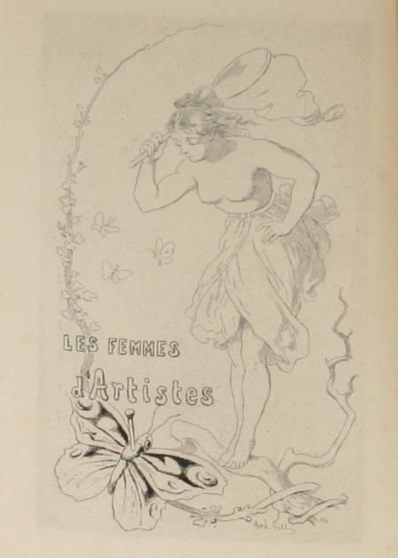 DAUDET (Alphonse). Les femmes d'artistes, livre rare du XIXe siècle