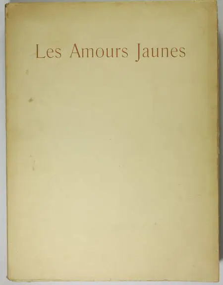 CORBIERE - Les amours jaunes - 1943 - Gravures par Edmond Céria - Photo 1, livre rare du XXe siècle