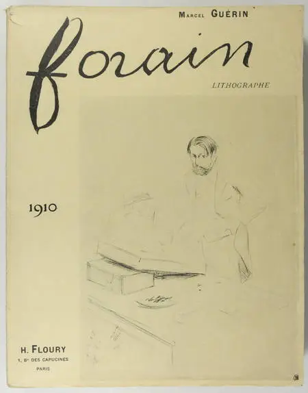 GUERIN (Marcel). Forain lithographe, livre rare du XXe siècle