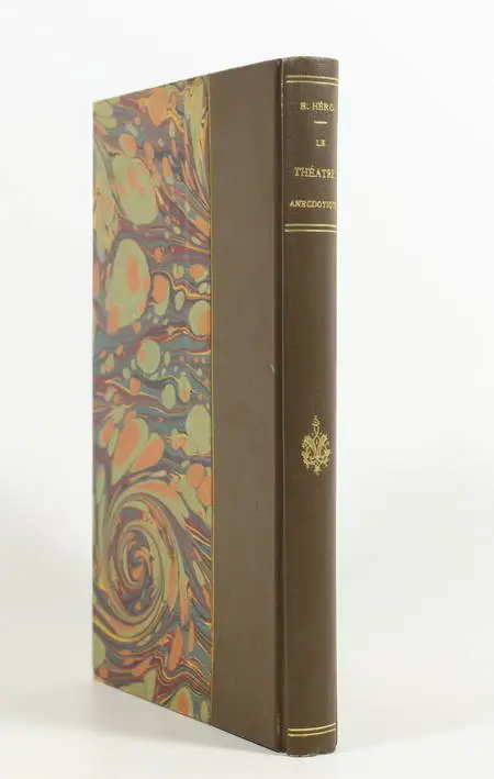 HEROS (Eugène). Le théâtre anecdotique. petites histoires de théâtre. Avec une préface de M. Paul Gavault. Première année. 1911, livre rare du XXe siècle