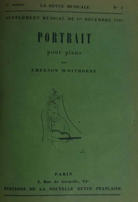 [Musique] Igor Strawinsky 1923 - par Schloezer, Cocteau ... Portrait par Picasso - Photo 2, livre rare du XXe siècle