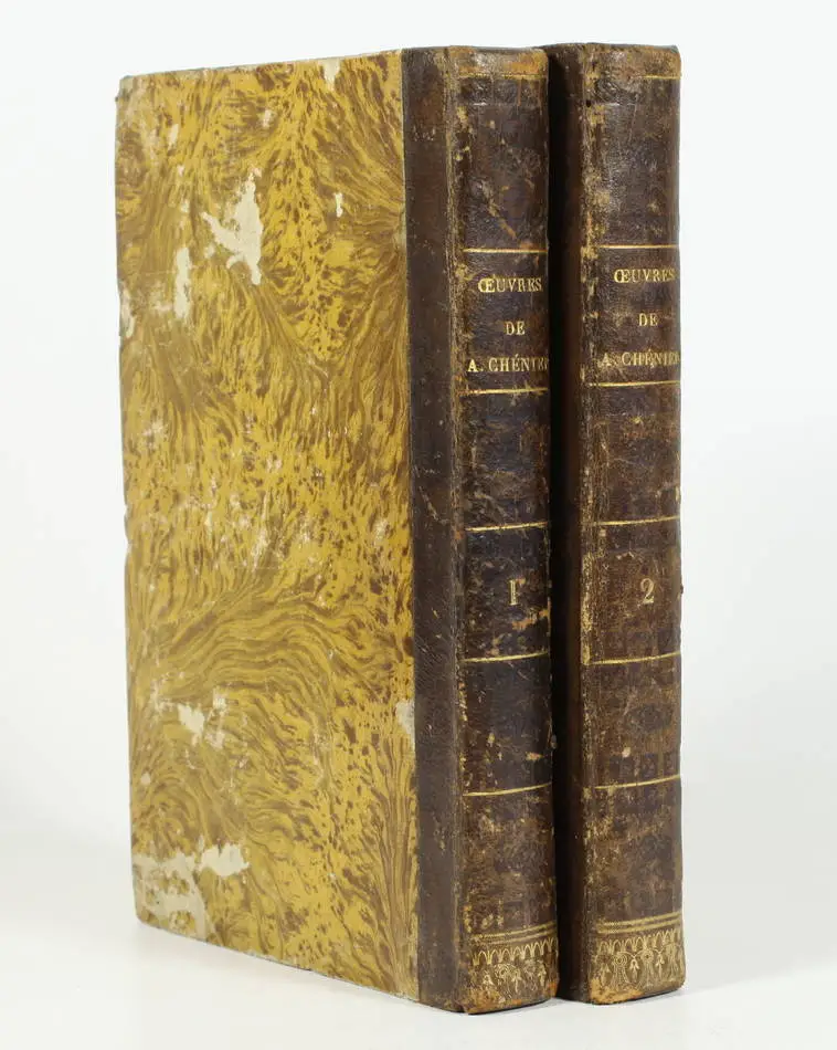 CHENIER - Oeuvres anciennes + Oeuvre posthumes - 1826 - 2 volumes - Photo 0, livre rare du XIXe siècle